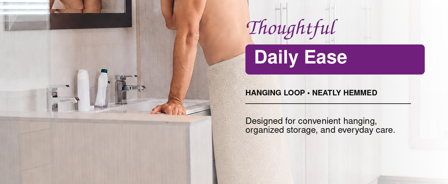 Six-piece Champagne Beige towel set with two bath sheets, two bath towels, and two hand towels in three verified sizes